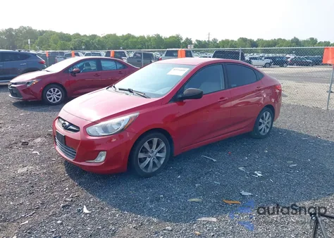 2012 Hyundai Accent Gls from USA, damaged, VIN KMHCU4AE7CU075662